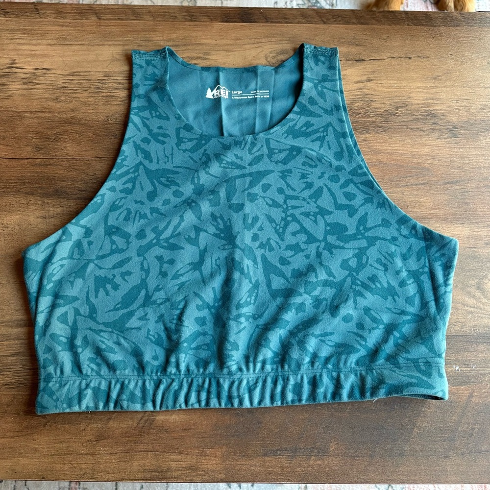 REI Women's Patterned Teal Tank Top
